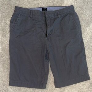 J. Crew Men's Charcoal Flat Front Shorts
